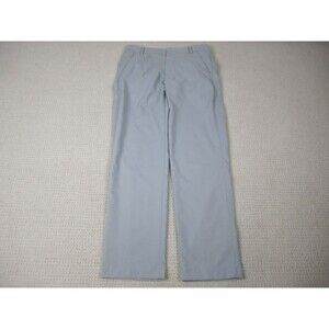 Puma Pants Mens 30 Gray Chino Slacks Casual Performance Fabric‎ Straight 30x32